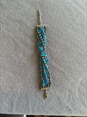 paparazzi Turquoise Blue Multi-Strand Beaded Bracelet